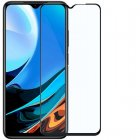 OcioDual Protector de Pantalla Cristal Templado Vidrio 9H 9D Borde Negro con Xiaomi Redmi 9T/Poco M3