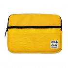 Capa de neoprene amarela Smile Fitness para laptop de 13 pol.