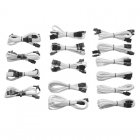 Corsair Kit de Cabos DC com Revestimento Individual Profissional Tipo 3 Gen2 Brancos