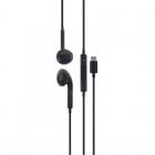 DCU Tecnologic Auriculares USB-C Negros