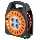 Goobay Alargadera Eléctrica 4 Tomas Schuko 25m Naranja