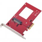 Placa adaptadora BeMatik PCIe para NVMe 2,5" U.2