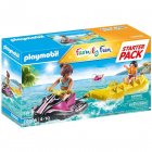 Playmobil Family Fun: Moto de Agua con Bote Banana