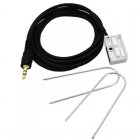 OcioDual Kit Cable Adaptador 6 Pin a Aux IN 3.5mm + Llaves para Peugeot/Citroen