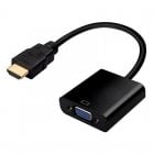 OcioDual Adaptador Conversor HDMI para VGA Macho/Fêmea Preto