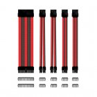 Phoenix Kit Cables Extensión Placa Base Negro/Rojo