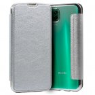 Cool Funda Flip Cover Leather Plata para Huawei P40 Lite