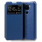 Cool Funda Flip Cover Liso Azul para Xiaomi Redmi Note 9