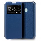 Cool Funda Flip Cover Liso Azul para Samsung Galaxy A21s A217