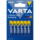 Varta LongLife Power Pack 6 Pilas AAA LR03