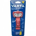 VARTA Sports H20 Pro Lanterna Outdoor + 3 Pilhas AAA