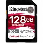 Kingston Canvas React Plus SDXC 128GB UHS-II V90 U3 Clase 10