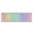 Genesis Thor 303 Teclado Mecánico Gaming RGB Switch Marrón Blanco