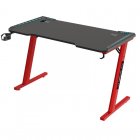 UnicView Mesa Gaming 140x60cm con LED RGB + Alfombrilla