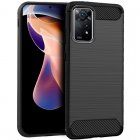 Cool Funda Carbón Negra para Xiaomi Redmi Note 11 Pro/Note 11 Pro 5G