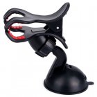 OcioDual Soporte Doble Pinza de Coche para Smartphone Negro