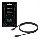 Cabo Gigabyte USB-C 1m Preto