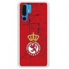 Funda Oficial Cultural Y Deportiva Leonesa Escudo Rojo Textura Para Huawei P30 Pro