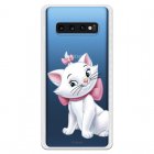 Funda Oficial Disney Marie Silueta Transparente Para Samsung Galaxy S10 Plus - Los Aristogatos