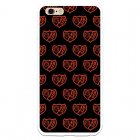 Funda Para Iphone 6 Plus Del Rayo Vallecano Escudo Patrón Fondo Negro  - Licencia Oficial Rayo Vallecano