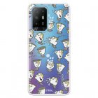 Funda Para Oppo A94 5g Oficial De Disney Chip Potts Siluetas - La Bella Y La Bestia