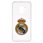 Carcasa Oficial Real Madrid Escudo Transparente Para Samsung Galaxy S9