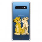 Funda Oficial Disney Simba Y Nala Transparente Para Samsung Galaxy S10 Plus - El Rey León