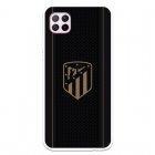 Funda Para Huawei P40 Lite Del Atleti Escudo Dorado Fondo Negro - Licencia Oficial Atlético De Madrid