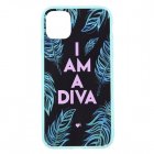 Funda I'm A Diva Borde Azul Para Iphone 12 Pro Max  - Oficial De La Vecina Rubia