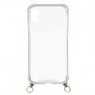 Funda Silicona Colgante Transparente Para Iphone Xs