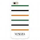 Funda Para Iphone 6s Plus Del Venezia Fondo Blanco Rayas - Licencia Oficial Venezia Football Club