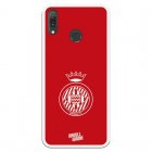 Funda Oficial Girona Fc Escudo Equi Roja Para Huawei Y9 2019