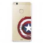 Funda Oficial Escudo Capitan America Para Huawei P10 Lite
