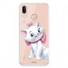 Funda Oficial Disney Marie Silueta Transparente Para Huawei P20 Lite - Los Aristogatos