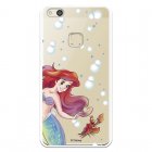 Funda Oficial Disney Sirenita Y Sebastián Transparente Para Huawei P10 Lite - La Sirenita