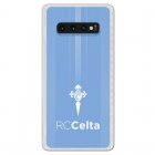 Funda Oficial Celta Escudo Blanco Fondo Azul Para Samsung Galaxy S10 Plus