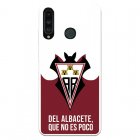 Funda Para Huawei P30 Lite Del Albacete Escudo "del Albacete Que No Es Poco" - Licencia Oficial Albacete Balompié
