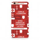 Funda Para Iphone 6s Plus Del Atleti Coraje Y Corazón - Licencia Oficial Atlético De Madrid