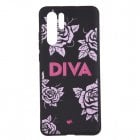 Funda Diva Silicona Negra Para Huawei P30 Pro  - Oficial De La Vecina Rubia