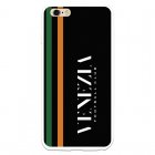 Funda Para Iphone 6s Plus Del Venezia Fondo Negro Y Rayas - Licencia Oficial Venezia Football Club