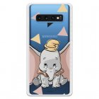 Funda Oficial Disney Dumbo Silueta Transparente Para Samsung Galaxy S10 Plus