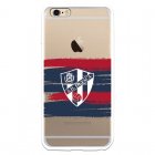 Funda Para Iphone 6s Plus Del Huesca Rayas Transparente - Licencia Oficial Sd Huesca