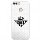 Funda Para Huawei P Smart Del Betis Escudo Negro Fondo Red - Licencia Oficial Real Betis Balompié