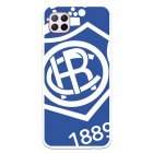 Funda Para Huawei P40 Lite Del Recre Escudo Fondo Azul - Licencia Oficial Real Club Recreativo De Huelva