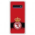 Funda Oficial Cultural Y Deportiva Leonesa Escudo Fondo Rojo Para Samsung Galaxy S10 Plus