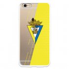 Funda Para Iphone 6s Plus Del Cádiz Fondo Amarillo Y Transparente - Licencia Oficial Cádiz Cf