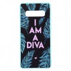 Funda I'm A Diva Borde Azul Para Samsung Galaxy S10 Plus  - Oficial De La Vecina Rubia