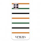 Funda Para Huawei P40 Lite Del Venezia Fondo Blanco Rayas - Licencia Oficial Venezia Football Club