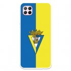 Funda Para Huawei P40 Lite Del Cádiz Escudo Fondo Bicolor - Licencia Oficial Cádiz Cf