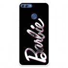 Funda Para Huawei Y9 2019 Oficial De Mattel Barbie Logo Barbie Silicona Negra - Barbie